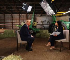 'Crooked network': Trump storms out of tense, rain-plagued NBC interview