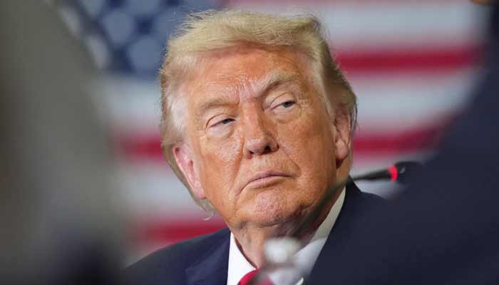 US President Donald Trump attends an event at Custer Farms in Chippewa Falls, Wisconsin, US. — Reuters/File