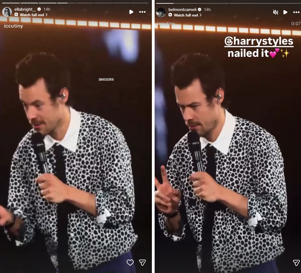 Ella Bright, Belmont Cameli react to Harry Styles Off-Campus reference