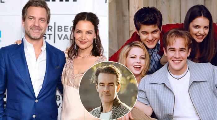 'Dawson's Creek' Katie Holmes, Joshua Jackson honour James Van Der Beek