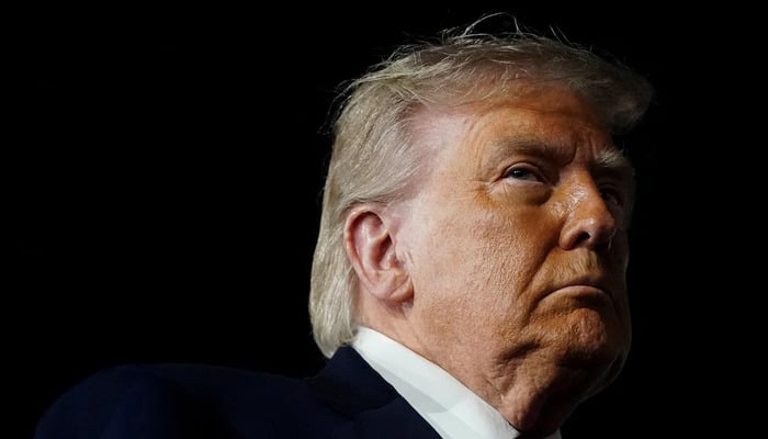 US President Donald Trump looks at John F Kennedy International Airport in New York, US, June 8, 2026 — Reuters