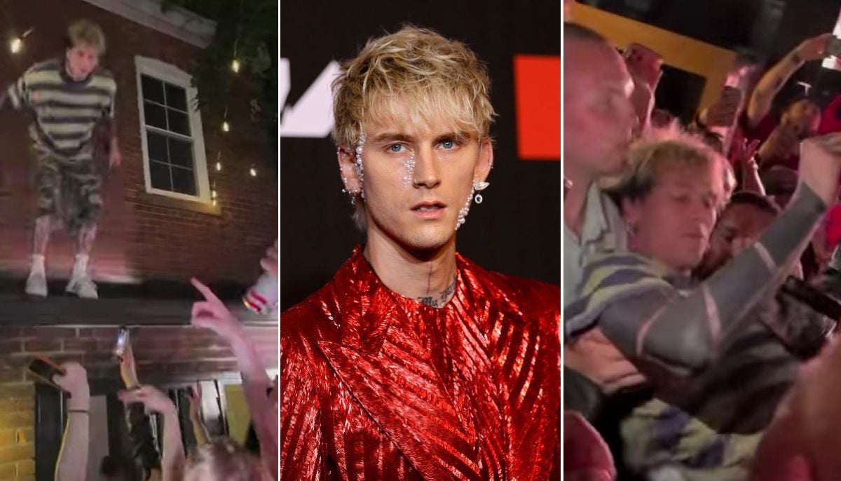 MGK gets injured after failed stage dive attempt: 'It hurts to breathe'