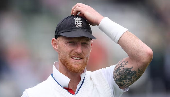 England captain Ben Stokes celebrates after the conclusion of the first Test against New Zealand at Lord’s Cricket Ground in London, Britain, on June 7, 2026. — Reuters