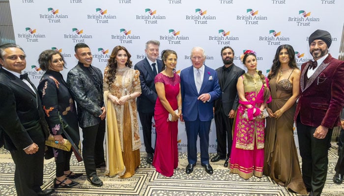 Mahira Khan meets King Charles at British Asian Trust Annual Dinner in London. — Reporter