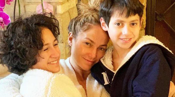 Jennifer Lopez wells up with tears of joy at son Max's graduation