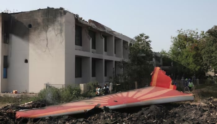 Wreckage of a Boeing 787 Dreamliner lies at the site where the Air India plane crashed in Ahmedabad, India, June 12, 2025. — Reuters