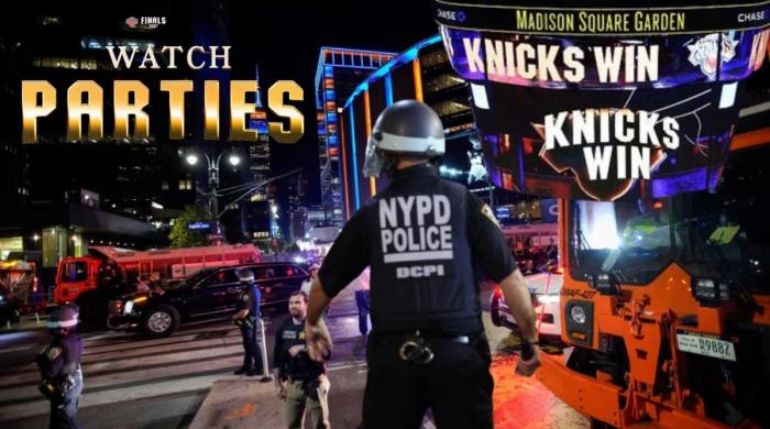 NYPD makes multiple arrest outside MSG as raucous returns during Knicks Game 4