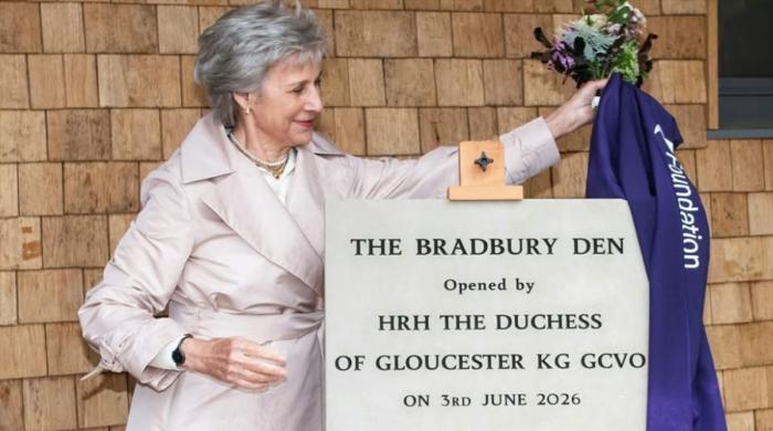 Duchess of Gloucester opens innovative all-weather Bradbury Den