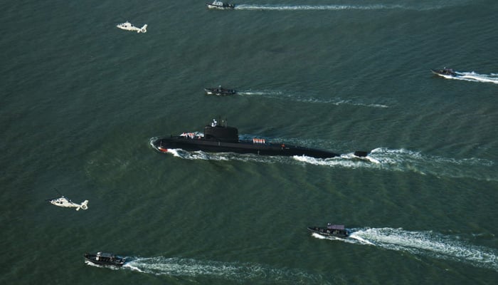 Pakistan Navys first Hangor-class submarine, PNS/M Hangor, arrives at Karachi Port. — Pakistan Navy