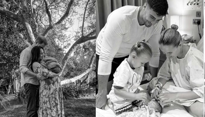 Molly-Mae posted a series of pictures from her delivery at Portland maternity suite