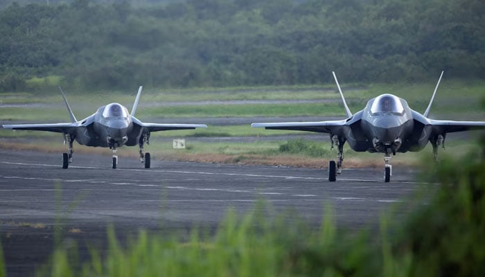 F-35 fighter jets taxi on the runway at the former Roosevelt Roads military base in Ceiba, Puerto Rico, September 13, 2025. — Reuters/File