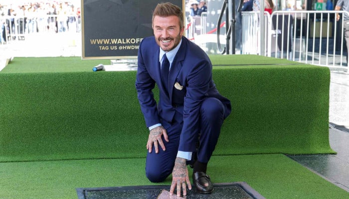 Hollywood Walk of Fame honour makes David Beckham cry
