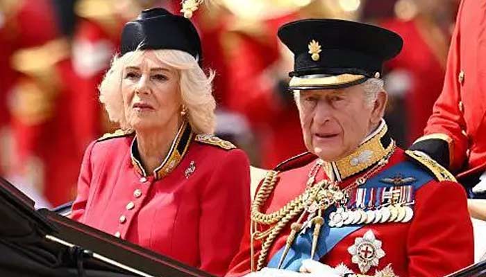 King Charles commands balcony as red arrows roar, salute thunders