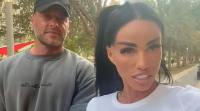 Lee is out! Katie Price reveals husband's release from Dubai prison