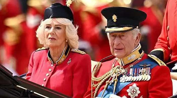 King Charles commands balcony as red arrows roar, salute thunders