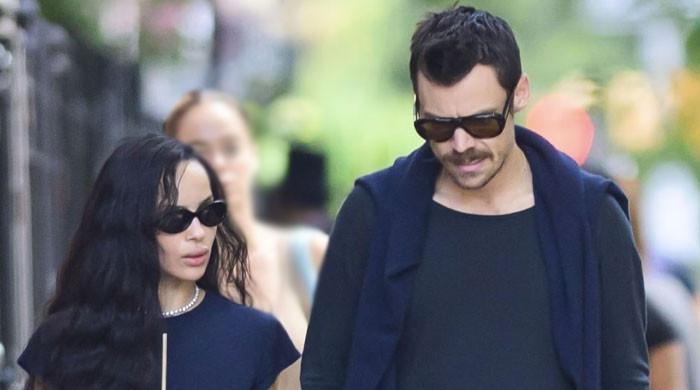 Zoë Kravitz supports Harry Styles' at Wembley opening show