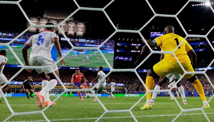 Scotlands John McGinn scores their first goal past Haitis Johny Placide, during their Fifa World Cup 2026  Group C encounter at the Boston Stadium, Foxborough, Massachusetts, US, June 13, 2026. — Reuters