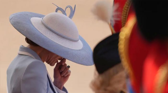 Princess Kate and Prince George share sneezing laugh on Palace balcony