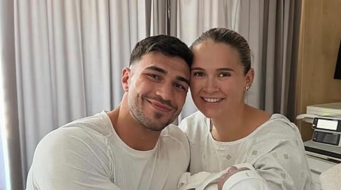 Tommy Fury pays tribute to newborn son with special ring entrance