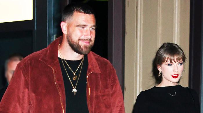 Taylor Swift shares joy of SHOF induction with fiance Travis Kelce