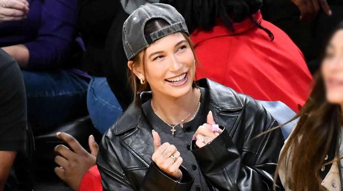 Hailey Bieber shows off game day look as Knicks marks major victory
