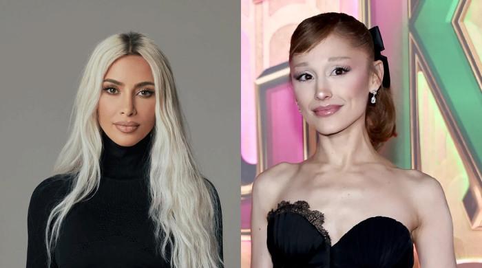 Kim Kardashian shows love for Ariana Grande during LA tour stop 