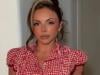 Jesy Nelson shows off slim figure in bold red dress