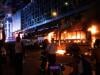 World Cup bus set alight as chaotic celebrations erupt in Manhattan after Knicks win