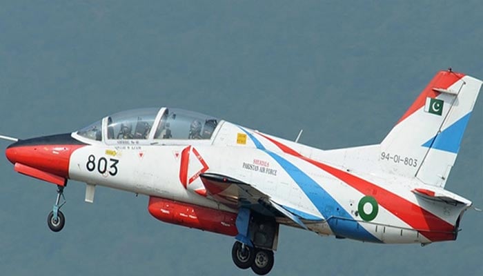 A Pakistan Air Force training aircraft. — Pakistan Aeronautical Complex Kamra website
