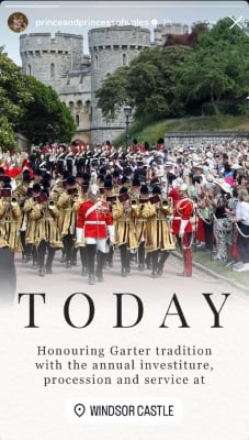 Prince William, Princess Kate office issues update on Garter Day outing