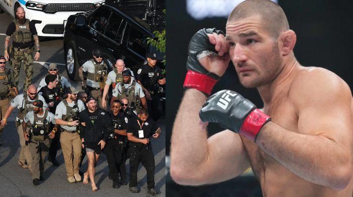 Why was UFC champ Sean Strickland barred from 'Freedom 250' by security?