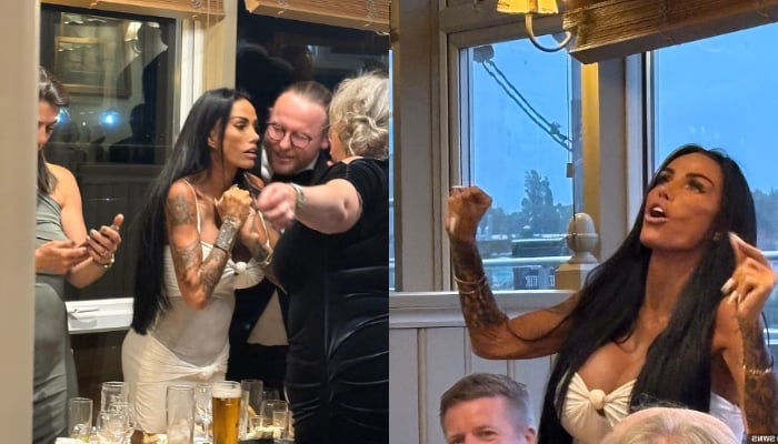 Katie Price triggers chaos at rugby event ahead of husband’s prison release