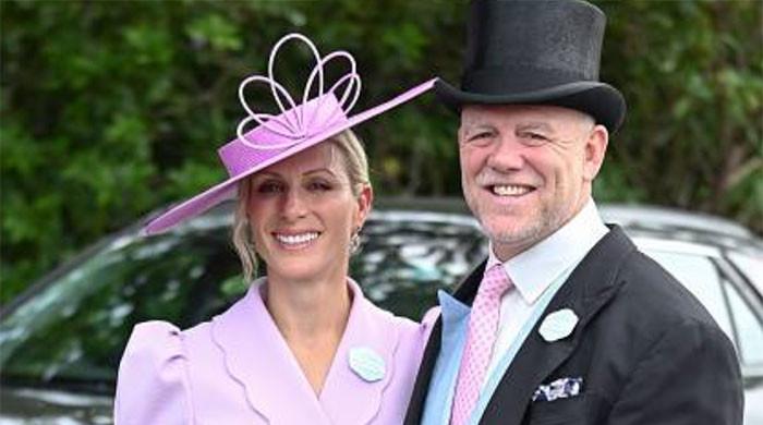 Zara and Mike Tindall arrive in high spirits on day 1 of Royal Ascot