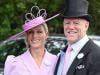 Zara and Mike Tindall arrive in high spirits on day 1 of Royal Ascot