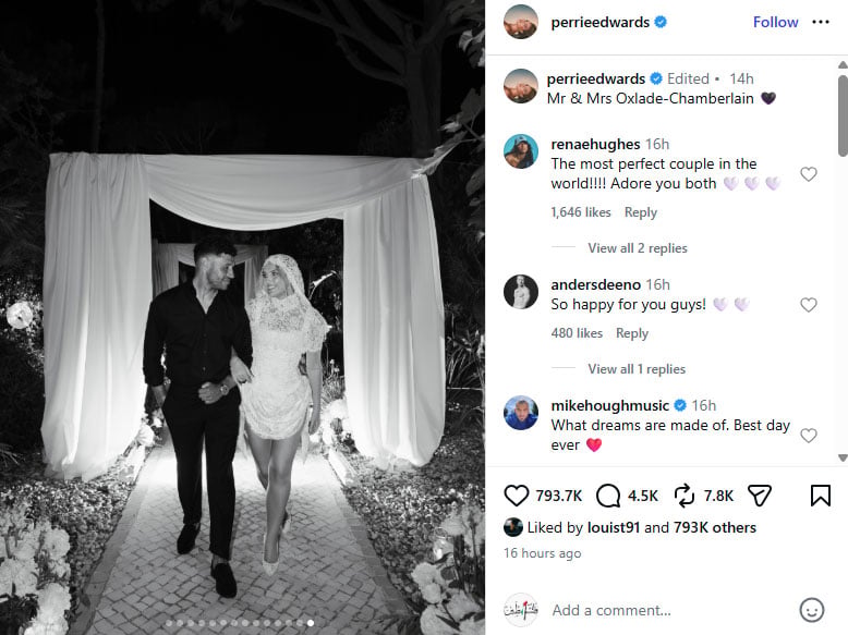 Zayn Malik exs wedding photos spark reaction from Louis Tomlinson