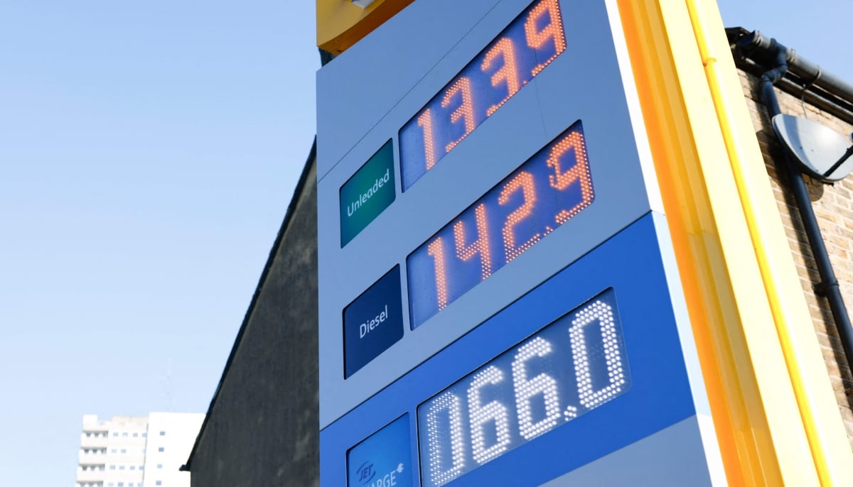 After war, oil prices surged across world as he price per litre of unleaded petrol and diesel fuels, along with the cost to chard an electric vehicle (EV), are picture outside a Jet petrol station, a subsidiary of Phillips 66, in Brentford, north west of London, on March 5, 2026. — AFP