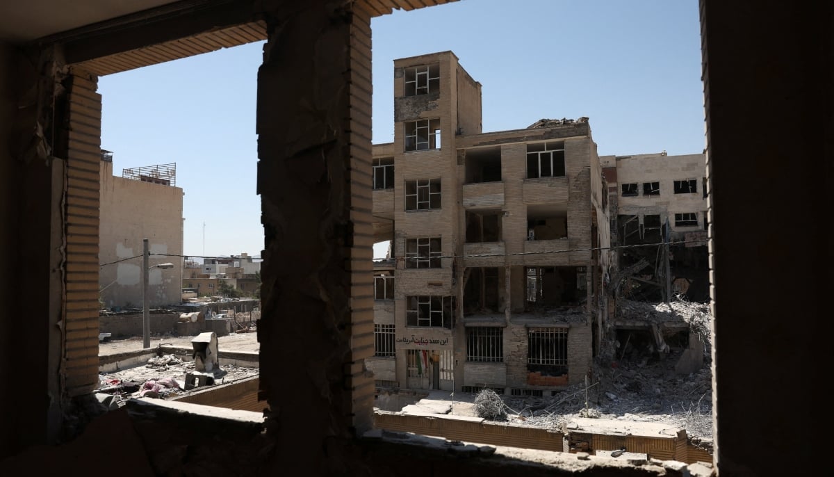 A residential building, which was damaged in a US and Israeli strike in March, in Tehran, Iran June 7, 2026. — Reuters