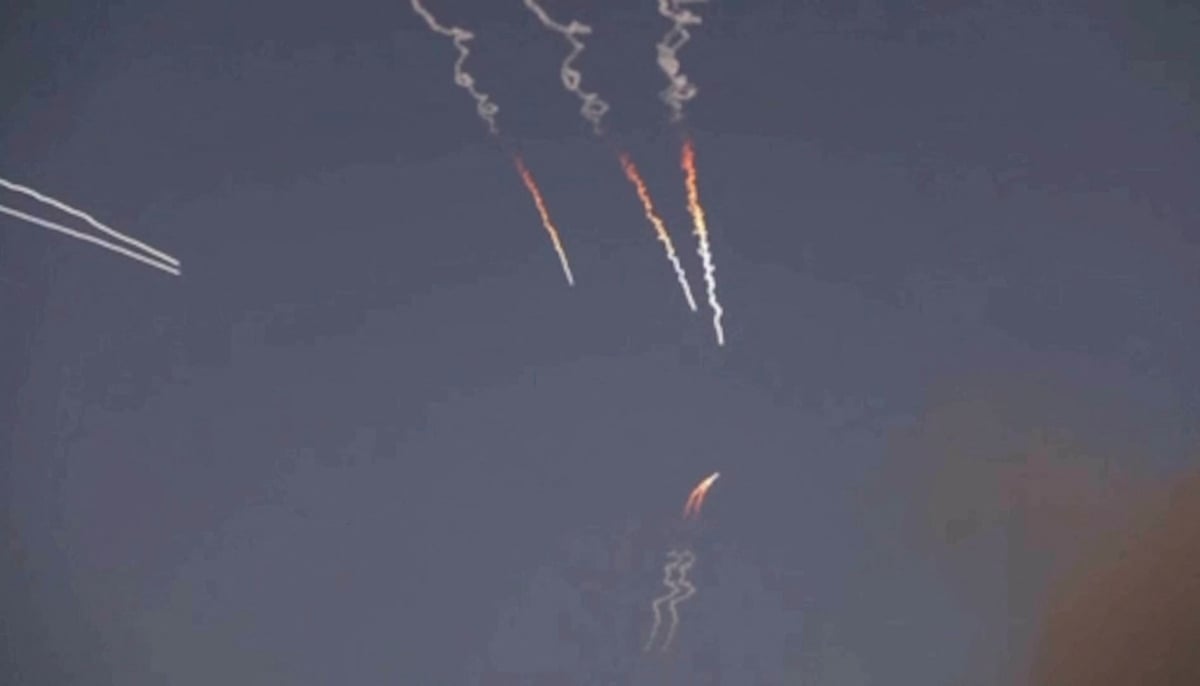 Iranian missiles are launched, as Irans Revolutionary Guards said they had carried out attacks against a US base in Jordan and 21 other targets in the Gulf in retaliation for American strikes around the Strait of Hormuz, from a location given as Tehran, Iran, released June 10, 2026. — Reuters