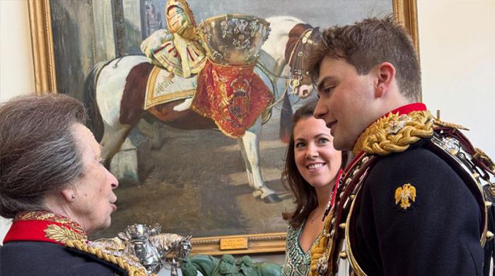 Princess Anne attends special event following King's birthday parade