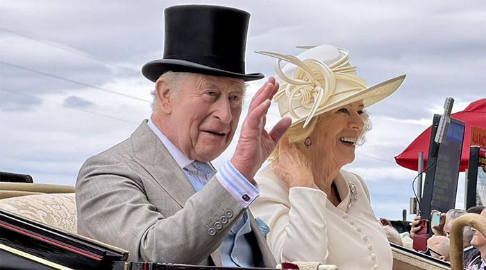 King Charles greets Sophie and special guest ahead of 95th birthday