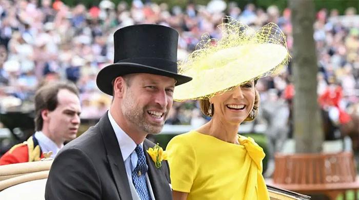 Prince William can't hide his joy for 'up the Villa' chant at Royal Ascot