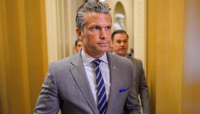 Secretary of War Pete Hegseth arrives at the US Capitol Building on June 16, 2026, in Washington, DC, US. — AFP