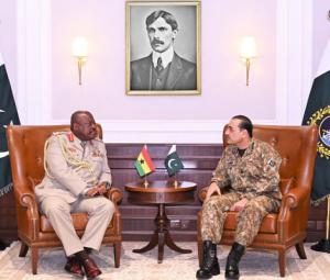 Field Marshal Munir, Ghana's CDF discuss defence cooperation