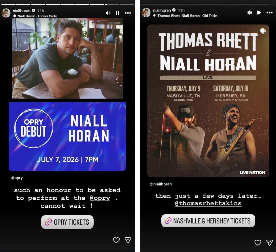 Niall Horan set to make Grand Ole Opry debut