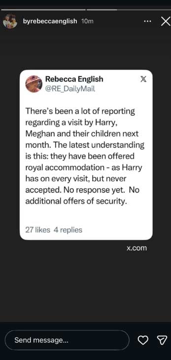 Palace offers royal accomodation to Harry Meghan: Reaction laid bare