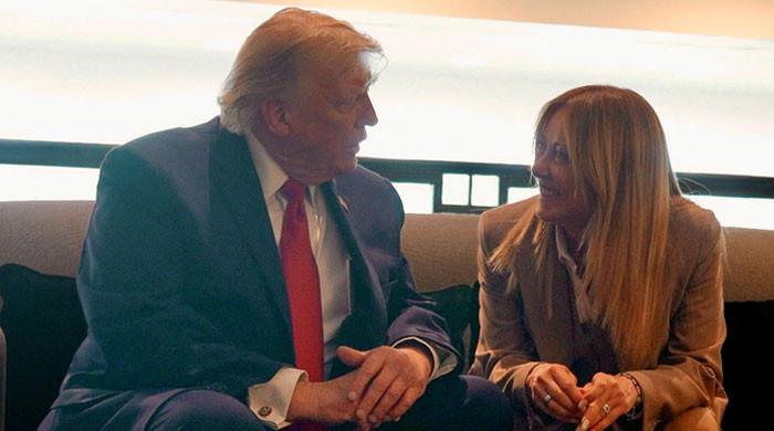 'She begged me to take a picture with her': Meloni hits back at Trump claim