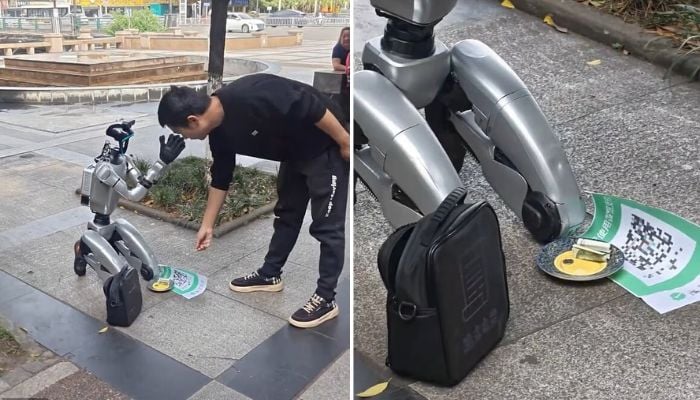 Robot caught begging humans for money: Watch