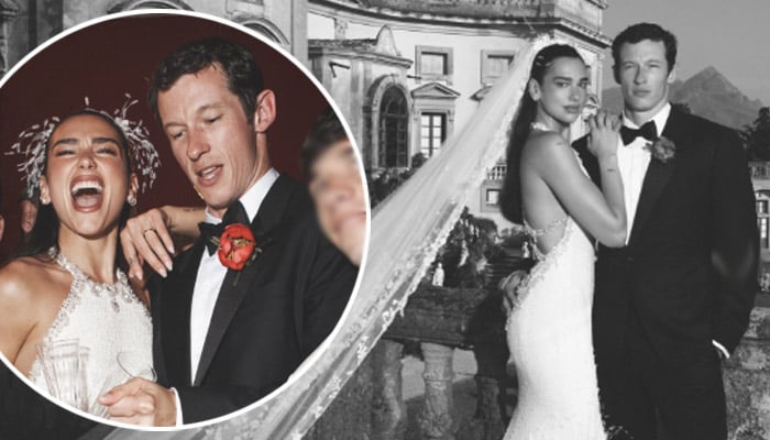 Dua Lipa, Callum Turner share unseen photos from lavish wedding