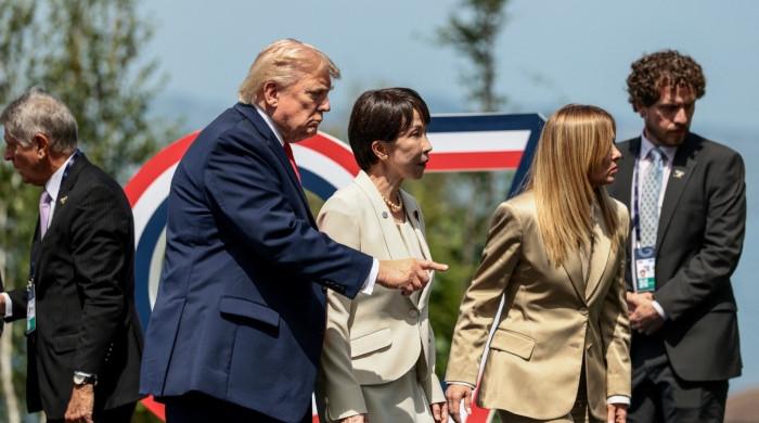 Trump doubles down on claim that Meloni ‘begged' for photo op
