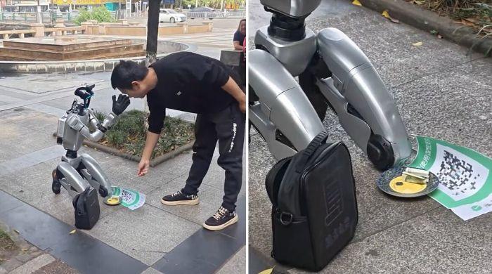 World's most expensive beggar? $16,000 robot asking humans for recharge money goes viral 
